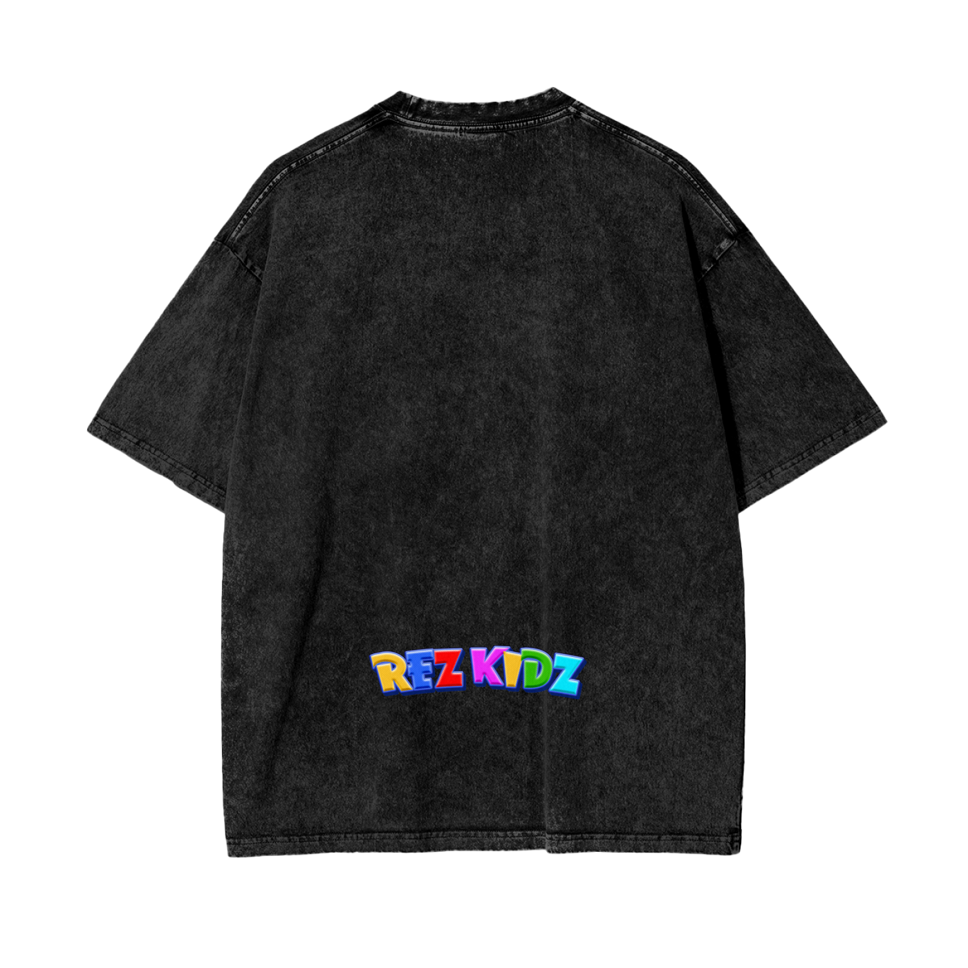 Rez Kidz Small Logo T-Shirt (Oversize Snow Washed)